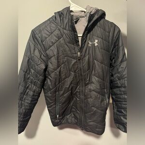 youth medium under armour zip up